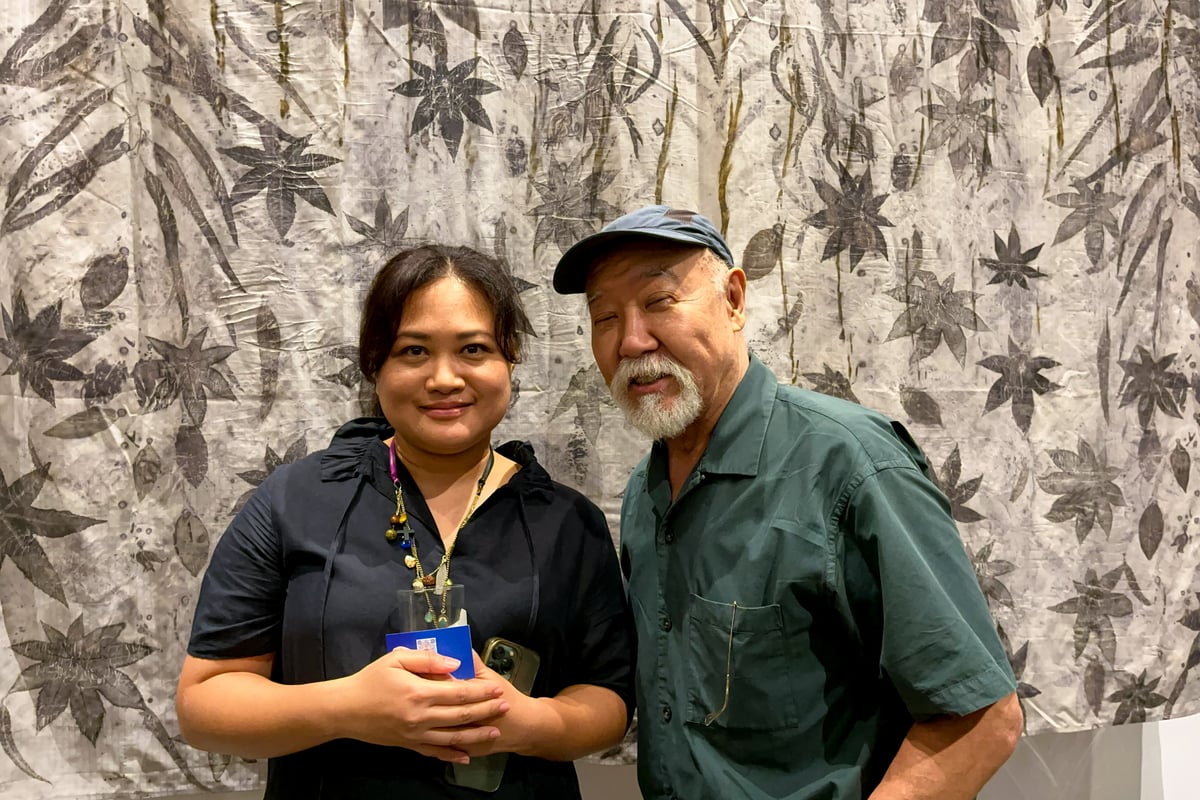 Stephanie Frondoso and icon of photography Neil Oshima.